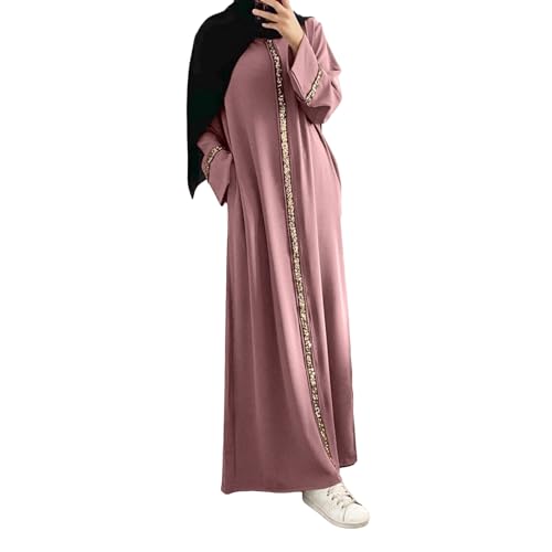 DeaAmyGline Muslimische Kleider Damen Lang Abaya Muslim Maxikleid Chiffon Kleid Langarm Gebetskleid Ramadan Kleidung Islamische Türkische Kaftan in Voller Länge Gebetskleidung für Frauen DeaAmyGline Muslimische Kleider Damen Lang Abaya Muslim Maxikleid Chiffon Kleid Langarm Gebetskleid Ramadan Kleidung Islamische Türkische Kaftan in Voller Länge Gebetskleidung für Frauen von DeaAmyGline