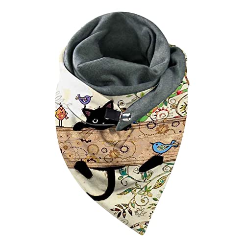 DeaAmyGline Weihnachtsschal Dreieckstuch Damen Schal mit Knopf, Dreiecksschal Elegant Klassischer Winter Dreieck Schals Weihnachten Warme Winterschal Damenschal Halstuch Wickelschal DeaAmyGline Weihnachtsschal Dreieckstuch Damen Schal mit Knopf, Dreiecksschal Elegant Klassischer Winter Dreieck Schals Weihnachten Warme Winterschal Damenschal Halstuch Wickelschal von DeaAmyGline