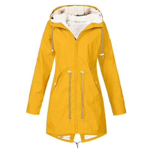 Gefütterte Regenjacke Damen Wasserdicht, Regenmantel Damen Gefüttert Warm,Winterjacke Damen mit Teddyfell Kapuze Outdoor Jacke Mantel Dicke Plüsch Wintermantel Softshelljacke Windjacke Große Größen Gefütterte Regenjacke Damen Wasserdicht, Regenmantel Damen Gefüttert Warm,Winterjacke Damen mit Teddyfell Kapuze Outdoor Jacke Mantel Dicke Plüsch Wintermantel Softshelljacke Windjacke Große Größen von DeaAmyGline