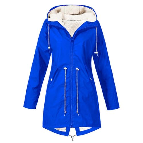Gefütterte Regenjacke Damen Wasserdicht, Regenmantel Damen Gefüttert Warm,Winterjacke Damen mit Teddyfell Kapuze Outdoor Jacke Mantel Dicke Plüsch Wintermantel Softshelljacke Windjacke Regenmantel Gefütterte Regenjacke Damen Wasserdicht, Regenmantel Damen Gefüttert Warm,Winterjacke Damen mit Teddyfell Kapuze Outdoor Jacke Mantel Dicke Plüsch Wintermantel Softshelljacke Windjacke Regenmantel von DeaAmyGline