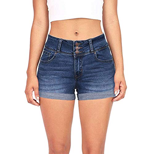 Jeans Shorts Damen Sommer - Kurze Jeanshose Damen Low Waist Kurze Hose Damen Jeans Sexy Skinny Stretch Hotpants Mini Sommerjeans Damenjeans Jeansshorts Damenshorts Jeans-Shorts Frauen von DeaAmyGline