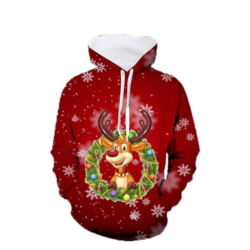 Kapuzenpullover Herren Weihnachtspullover Unisex Weihnachts Hoodie Lustige Weihnachtspulli Sweatshirt mit Kapuze Hässlicher Christmas Pullover Große Größen Paare Kapuzenpulli Ugly Xmas Hoodies Kapuzenpullover Herren Weihnachtspullover Unisex Weihnachts Hoodie Lustige Weihnachtspulli Sweatshirt mit Kapuze Hässlicher Christmas Pullover Große Größen Paare Kapuzenpulli Ugly Xmas Hoodies von DeaAmyGline