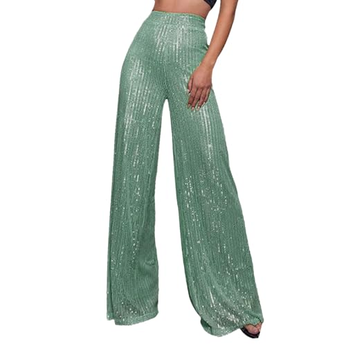 Pailletten Hose Damen High Waist - Weite Hose Damen Glitzer Hose Damen Elegant Haremshose Schlaghose Hochzeit Party Streetwear Freizeithose Weites Bein Lose Festliche Lange Hosen Frauen Pailletten Hose Damen High Waist - Weite Hose Damen Glitzer Hose Damen Elegant Haremshose Schlaghose Hochzeit Party Streetwear Freizeithose Weites Bein Lose Festliche Lange Hosen Frauen von DeaAmyGline