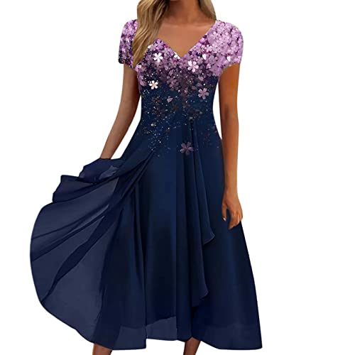 Sommerkleid Damen V Ausschnitt - Abendkleid Lang,Kleid Damen Elegant Chiffon Swing Cocktailkleid Mode Maxikleid Festliche Kleider für Hochzeitsgast Abendkleider Brautjungfernkleider Partykleid Sommerkleid Damen V Ausschnitt - Abendkleid Lang,Kleid Damen Elegant Chiffon Swing Cocktailkleid Mode Maxikleid Festliche Kleider für Hochzeitsgast Abendkleider Brautjungfernkleider Partykleid von DeaAmyGline