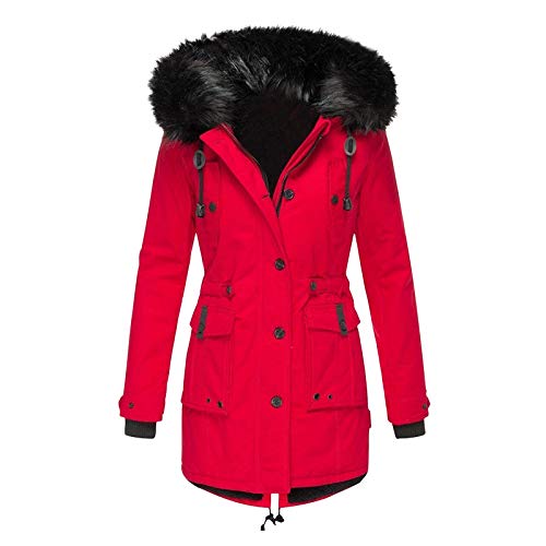 Winterjacke Damen Lang mit Fell Kapuze Warme Kunstpelz Gefüttert Winter Jacke Mantel Parka Wintermantel Dicker Winterparka Daunenjacke Trenchcoat Pelzmantel Große Größen Baumwolljacke Damenjacken Winterjacke Damen Lang mit Fell Kapuze Warme Kunstpelz Gefüttert Winter Jacke Mantel Parka Wintermantel Dicker Winterparka Daunenjacke Trenchcoat Pelzmantel Große Größen Baumwolljacke Damenjacken von DeaAmyGline