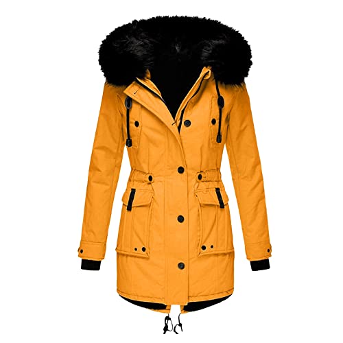 Winterjacke Damen Lang mit Fell Kapuze Warme Kunstpelz Gefüttert Winter Jacke Mantel Parka Wintermantel Dicker Winterparka Daunenjacke Trenchcoat Pelzmantel Große Größen Baumwolljacke Damenjacken Winterjacke Damen Lang mit Fell Kapuze Warme Kunstpelz Gefüttert Winter Jacke Mantel Parka Wintermantel Dicker Winterparka Daunenjacke Trenchcoat Pelzmantel Große Größen Baumwolljacke Damenjacken von DeaAmyGline