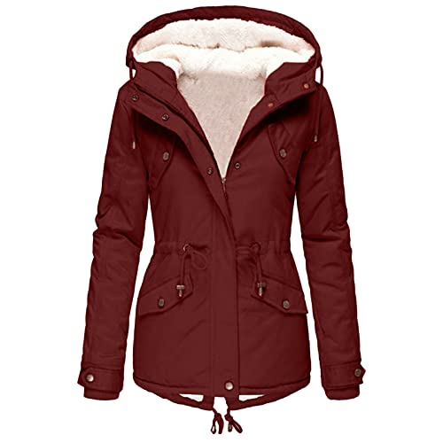 Winterjacke Damen Teddyfell Gefütterte, Mantel Damen Jacke Winter Parka,Wintermantel Damen mit Kapuze Teddyfleece Trenchcoat Dicke Warm Winterparka Baumwolljacke Große Größen Winterjacken für Frauen Winterjacke Damen Teddyfell Gefütterte, Mantel Damen Jacke Winter Parka,Wintermantel Damen mit Kapuze Teddyfleece Trenchcoat Dicke Warm Winterparka Baumwolljacke Große Größen Winterjacken für Frauen von DeaAmyGline