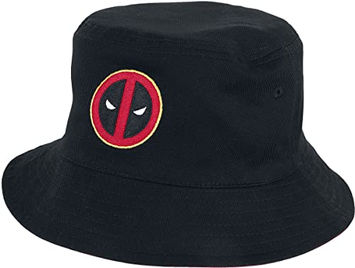 Deadpool Wendehut - Logo Plus Allover Männer Hut schwarz Deadpool Wendehut - Logo Plus Allover Männer Hut schwarz von Difuzed