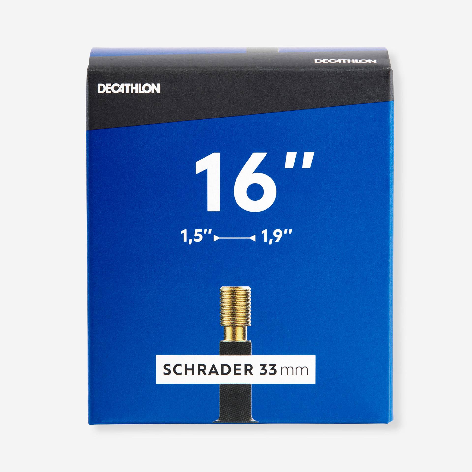 Fahrradschlauch 16 Zoll × 1.5/1.9 Schrader Fahrradschlauch 16 Zoll × 1.5/1.9 Schrader von Decathlon