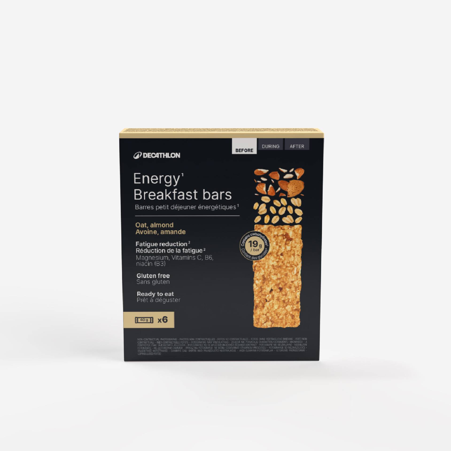 Frühstücksriegel Mandel glutenfrei 6 × 40 g Frühstücksriegel Mandel glutenfrei 6 × 40 g von Decathlon