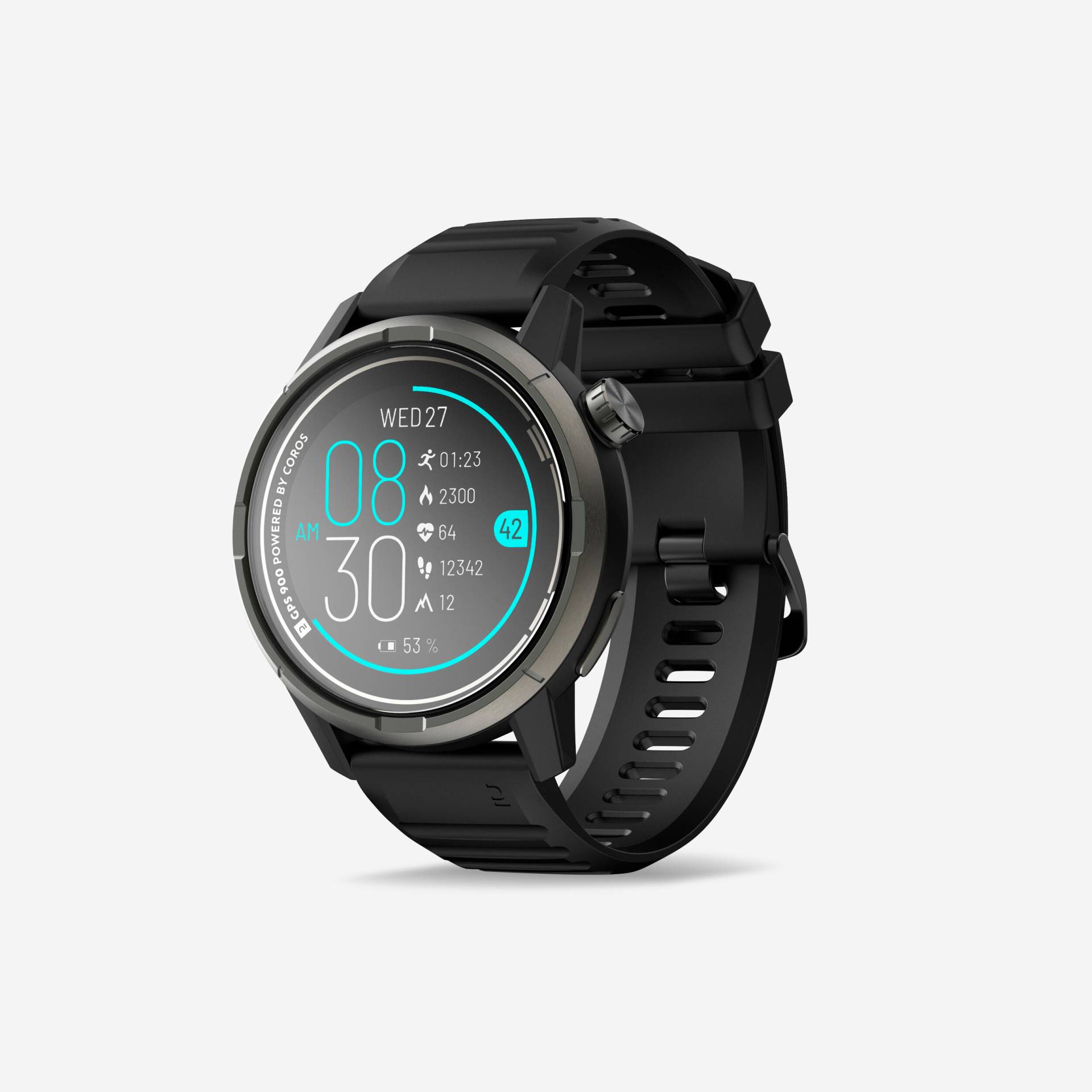 GPS-Uhr Smartwatch Multisportuhr - 900 by Coros schwarz GPS-Uhr Smartwatch Multisportuhr - 900 by Coros schwarz von Decathlon