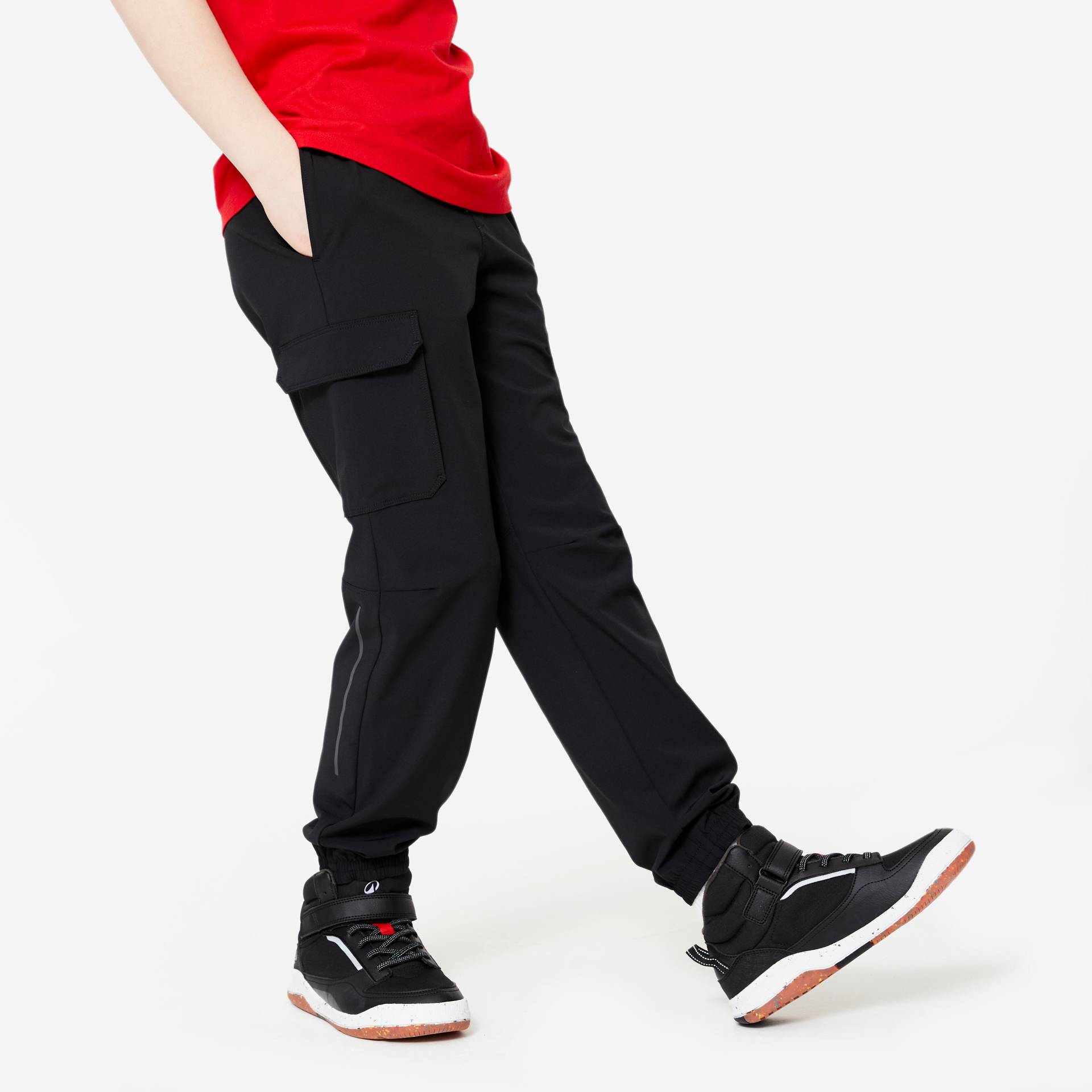 Jogginghose Kinder Cargo - schwarz von Decathlon