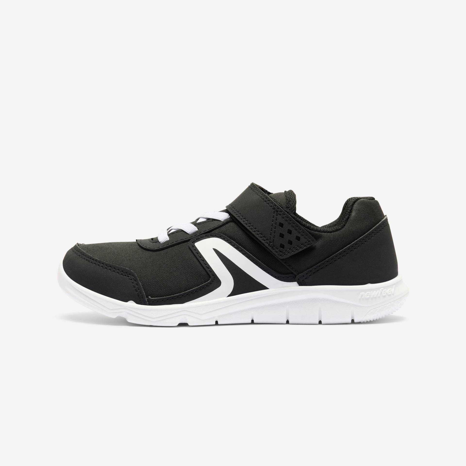 Kinder Sportschuhe Klettverschluss - PW100 schwarz Kinder Sportschuhe Klettverschluss - PW100 schwarz von Decathlon