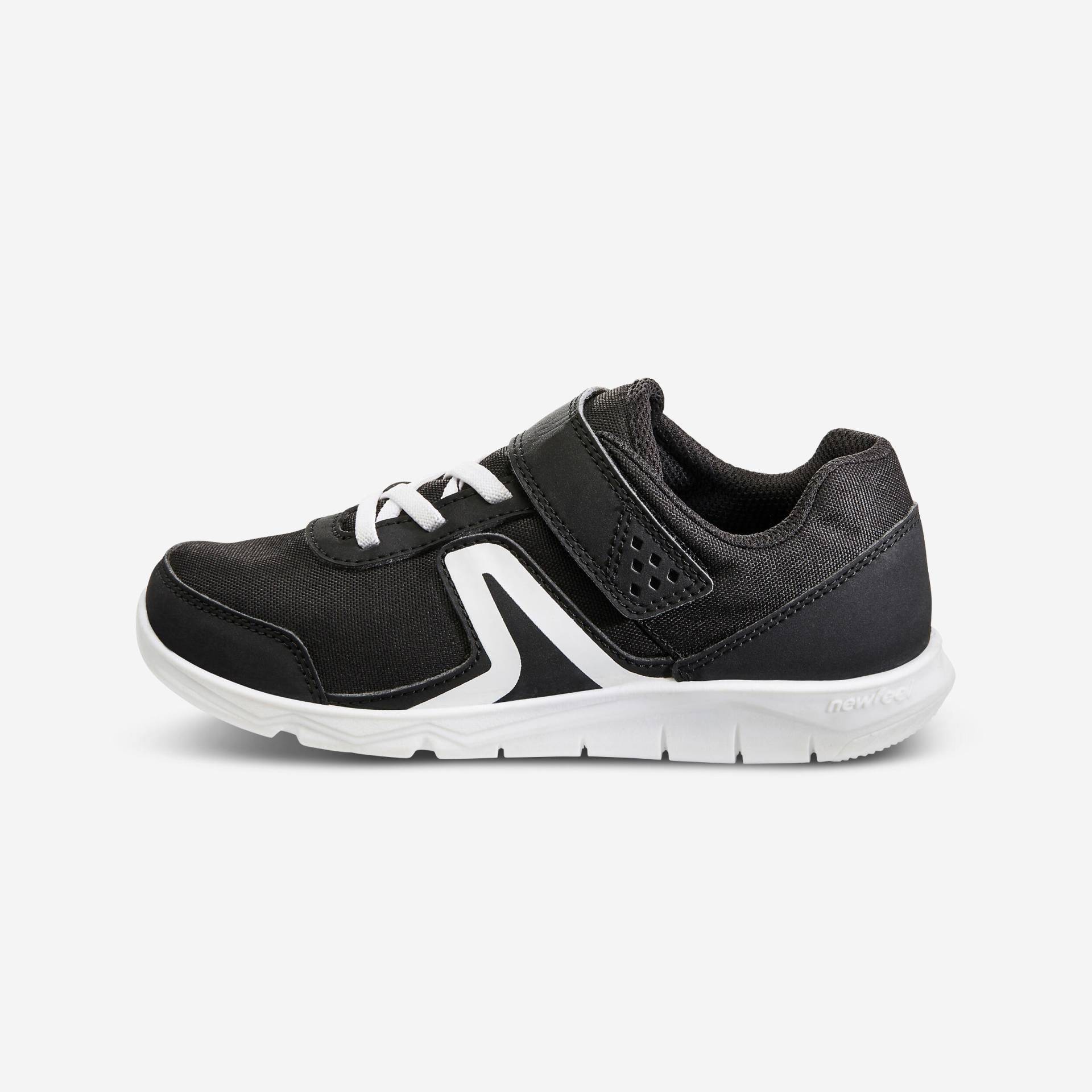 Kinder Sportschuhe Klettverschluss - PW100 schwarz Kinder Sportschuhe Klettverschluss - PW100 schwarz von Decathlon