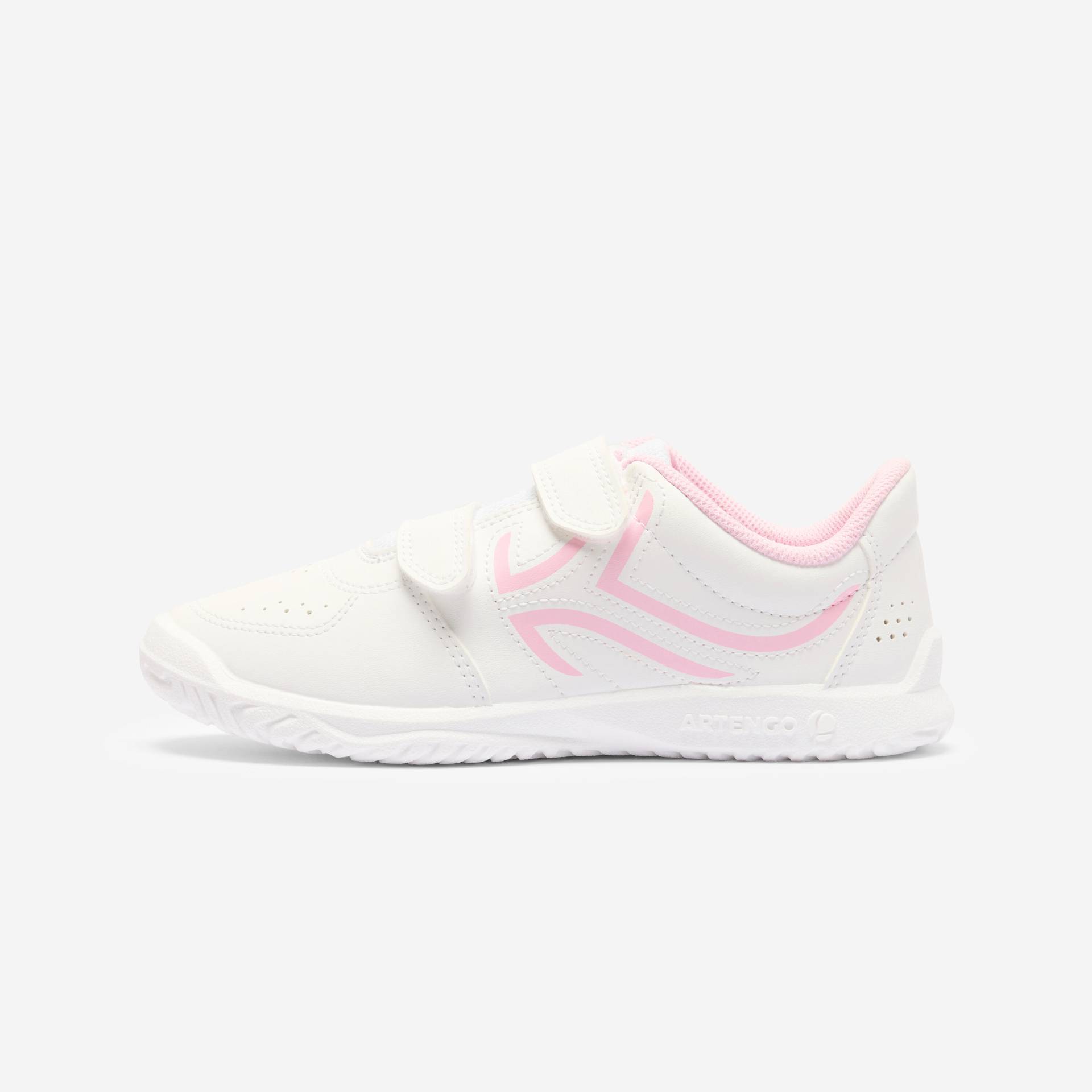 Kinder Sportschuhe Klettverschluss - TS100 weiss/rosa Kinder Sportschuhe Klettverschluss - TS100 weiss/rosa von Decathlon