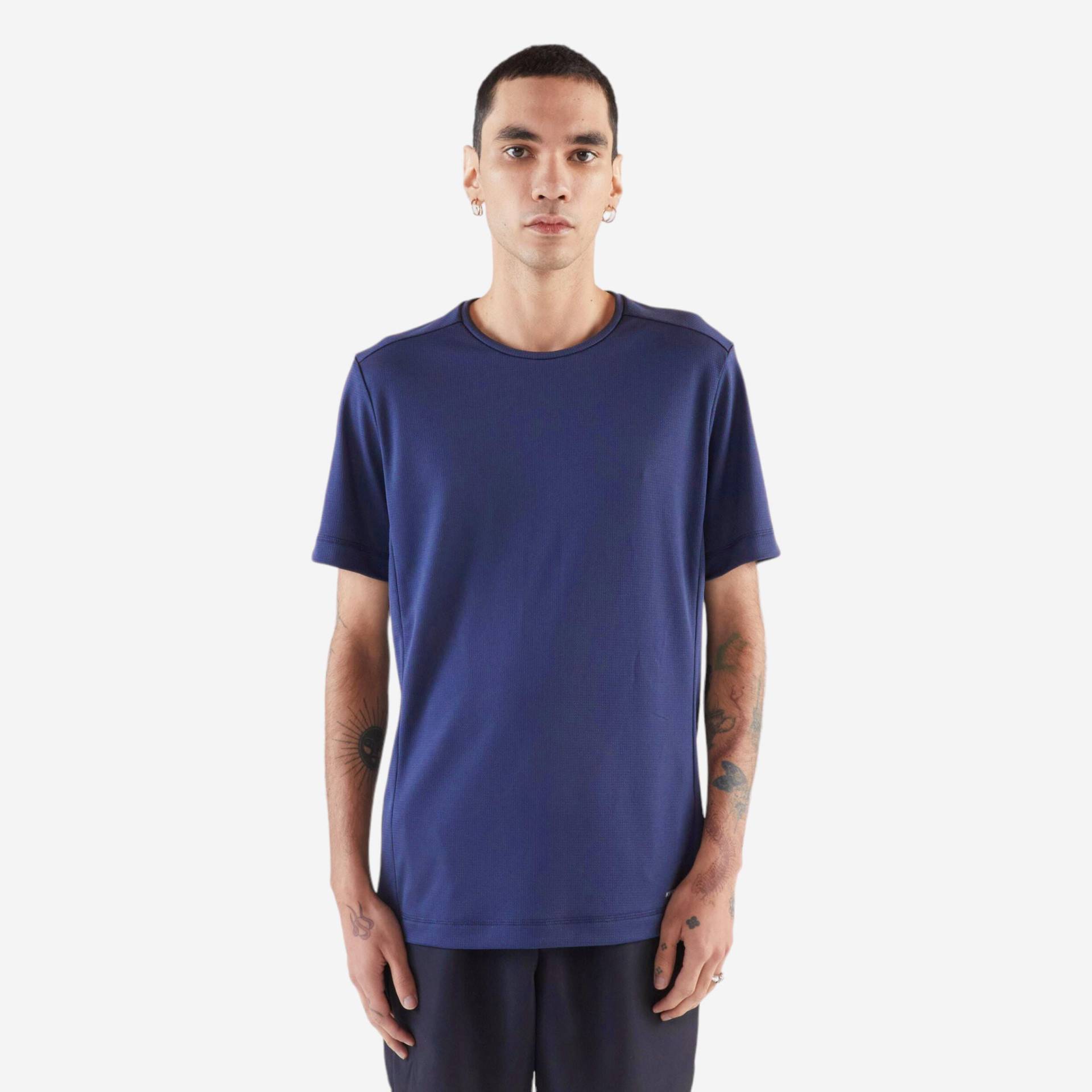 Laufshirt kurzarm Herren atmungsaktiv - Run 100 Dry dunkelblau Laufshirt kurzarm Herren atmungsaktiv - Run 100 Dry dunkelblau von Decathlon