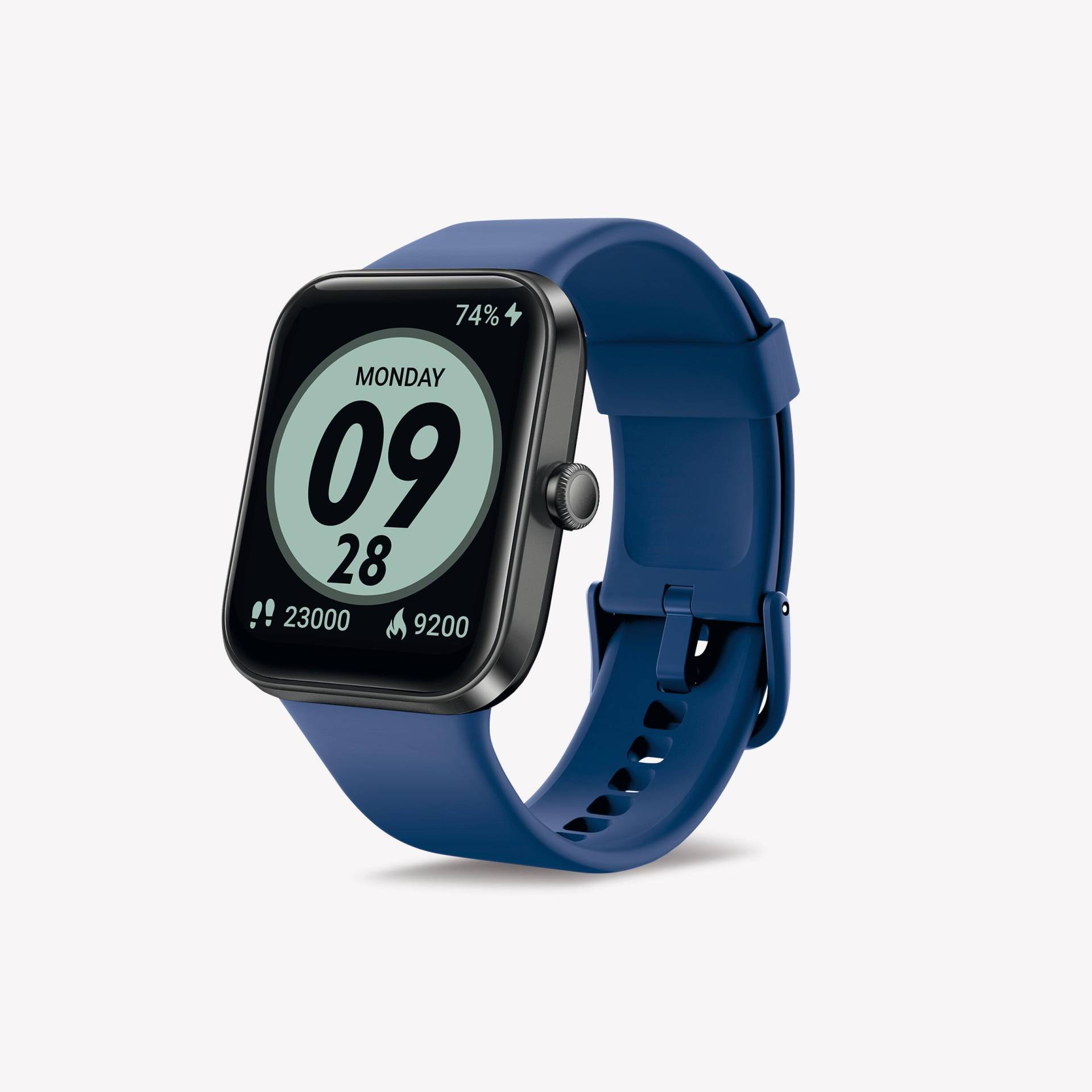 Laufuhr Smartwatch Multisportuhr mit Herzfrequenzmessung - CW500 M blau von Decathlon