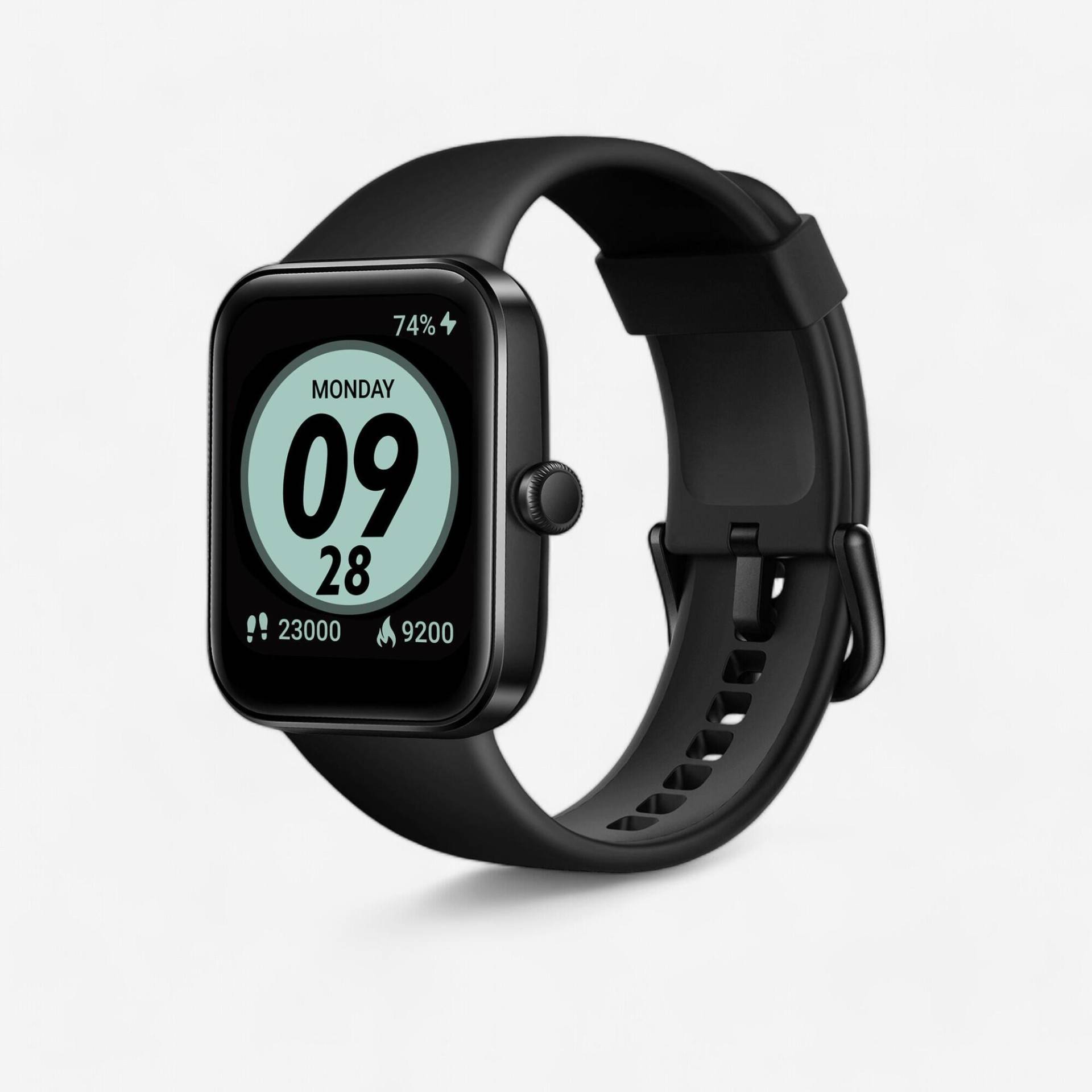 Laufuhr Smartwatch Multisportuhr mit Herzfrequenzmessung - CW500 M schwarz von Decathlon