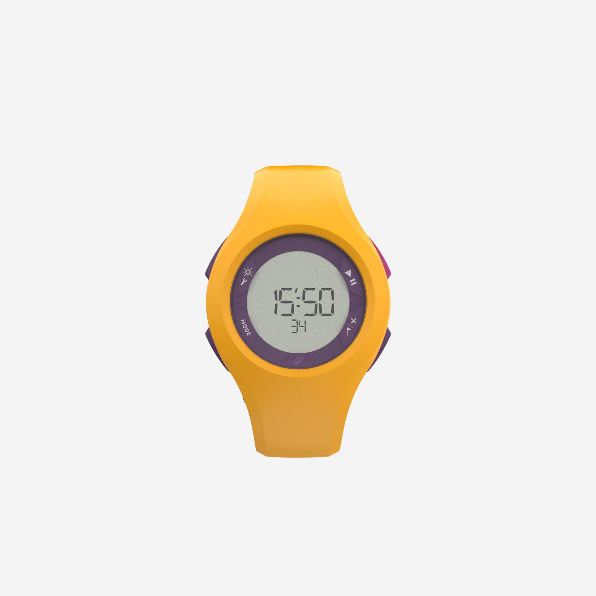 Laufuhr Stoppuhr - W200 M gelb/violett Laufuhr Stoppuhr - W200 M gelb/violett von Decathlon