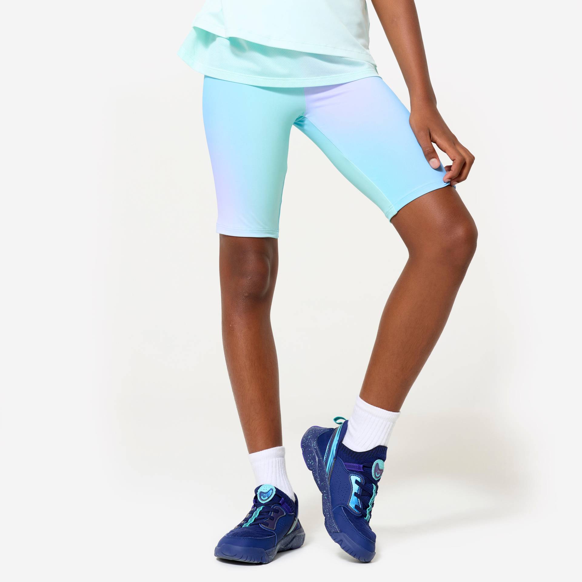 Radlerhose Kinder dehnbar und atmungsaktiv - Print Radlerhose Kinder dehnbar und atmungsaktiv - Print von Decathlon