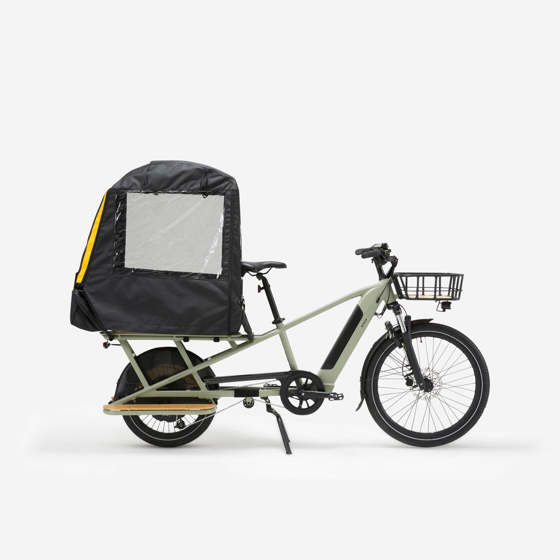 Regenverdeck E-Lastenfahrrad Cargobike R500E reflektierend Regenverdeck E-Lastenfahrrad Cargobike R500E reflektierend von Decathlon