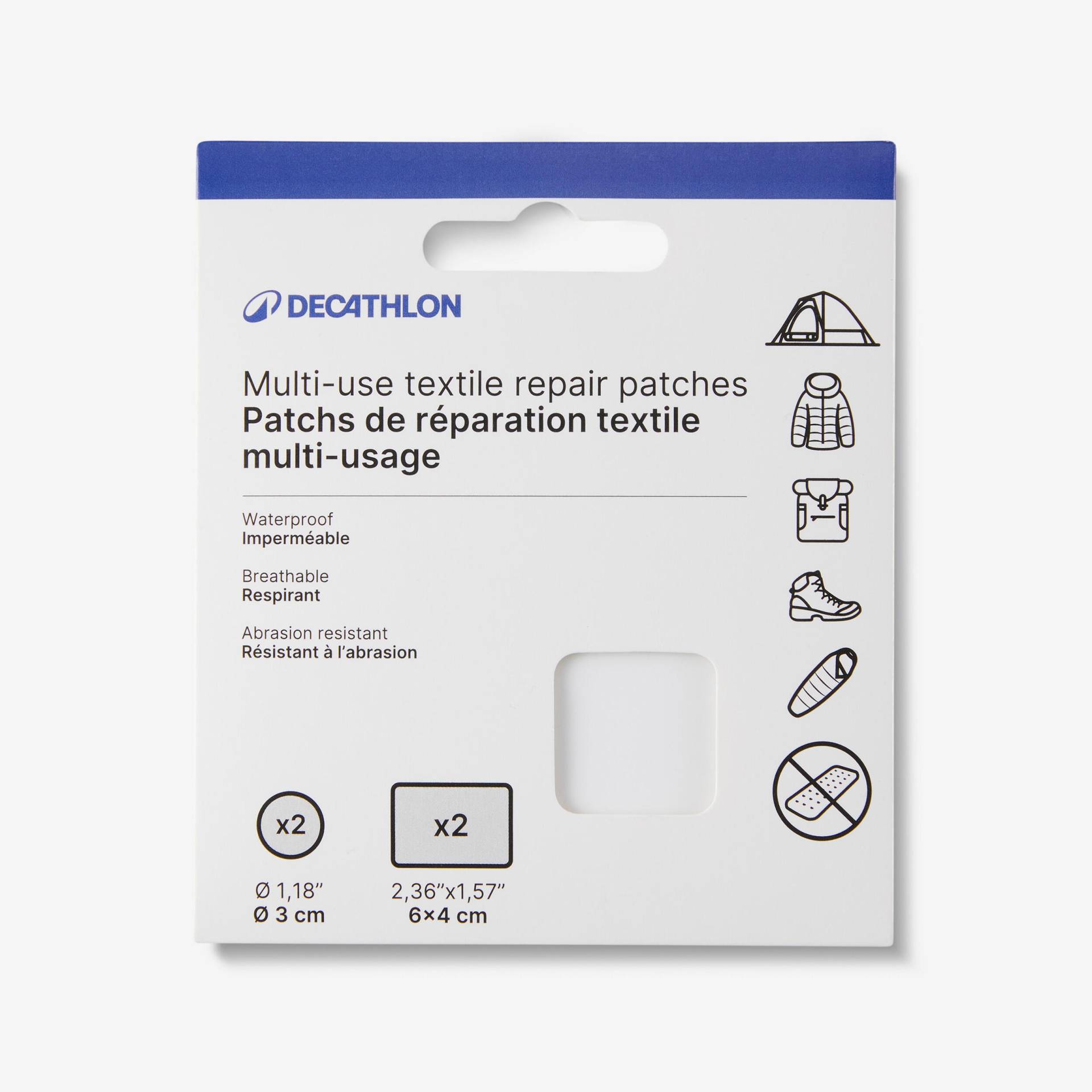 Reparaturflicken selbstklebend Textil Mehrzweck transparent Reparaturflicken selbstklebend Textil Mehrzweck transparent von Decathlon