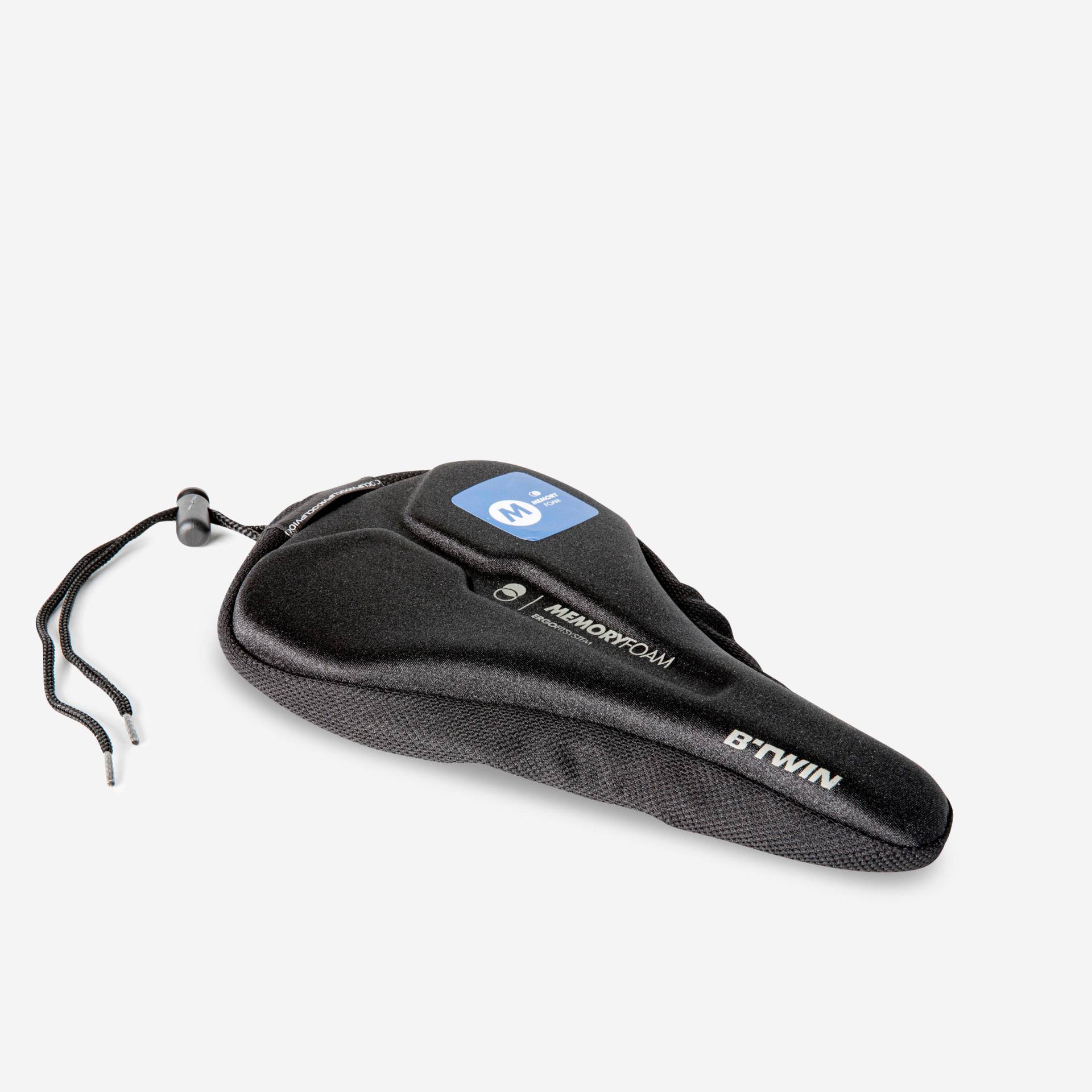 Sattelbezug Memoryfoam 500 Größe M schwarz Sattelbezug Memoryfoam 500 Größe M schwarz von Decathlon