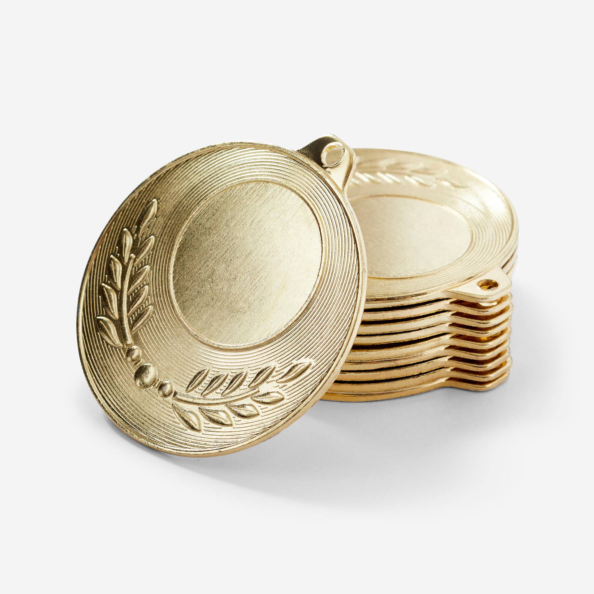 Set 10 Medaillen Gold 50 mm Set 10 Medaillen Gold 50 mm von Decathlon