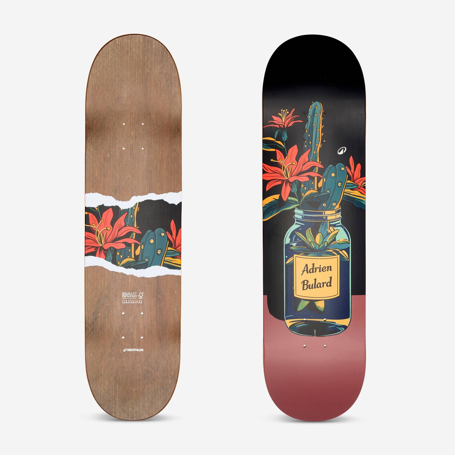 Skateboard Deck Composite 8.25" - DK900 FGC Pro Modell Adrien Bulard Skateboard Deck Composite 8.25" - DK900 FGC Pro Modell Adrien Bulard von Decathlon