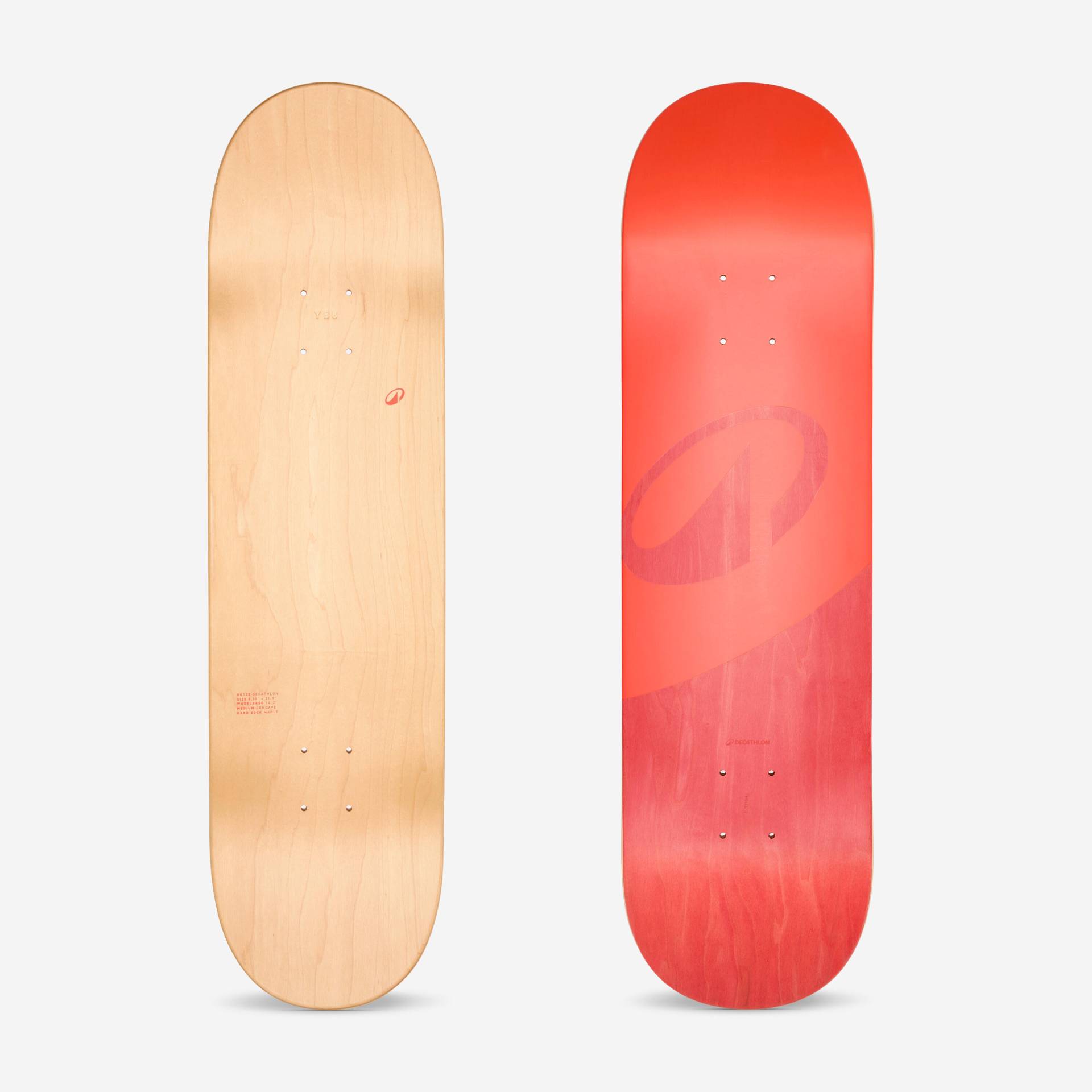 Skateboard-Deck kanadischer Ahorn FSC 8.5" - DK120 rot Skateboard-Deck kanadischer Ahorn FSC 8.5" - DK120 rot von Decathlon