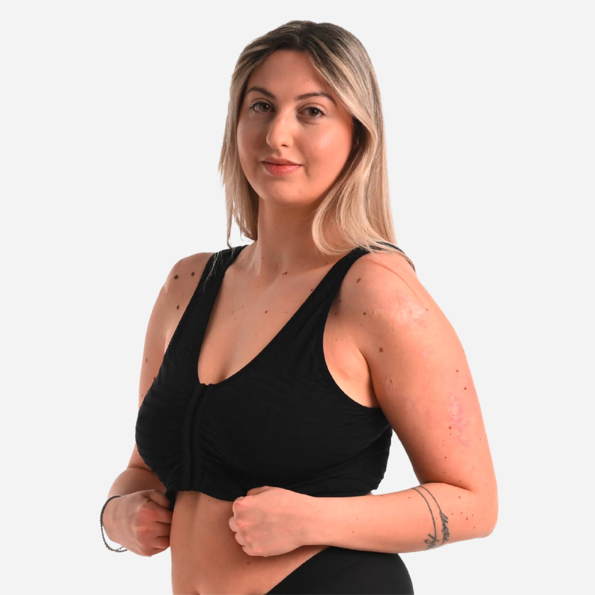 Sport-BH Frontverschluss - schwarz Sport-BH Frontverschluss - schwarz von Decathlon