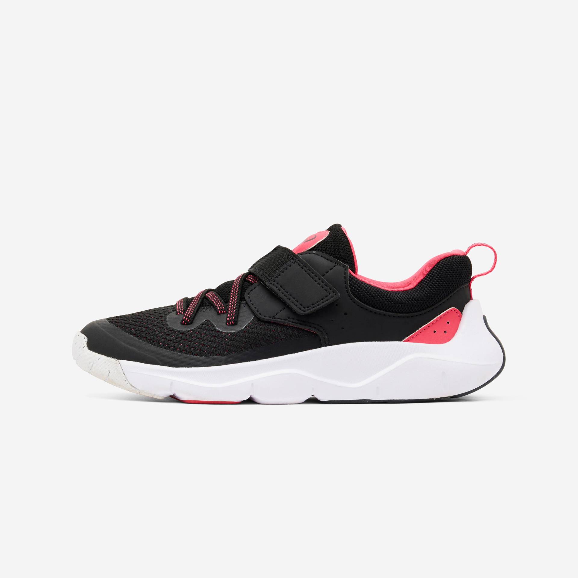 Sportschuhe Kinder Klett & elast. Schnürung - Playful Fast schwarz/rosa Sportschuhe Kinder Klett & elast. Schnürung - Playful Fast schwarz/rosa von Decathlon