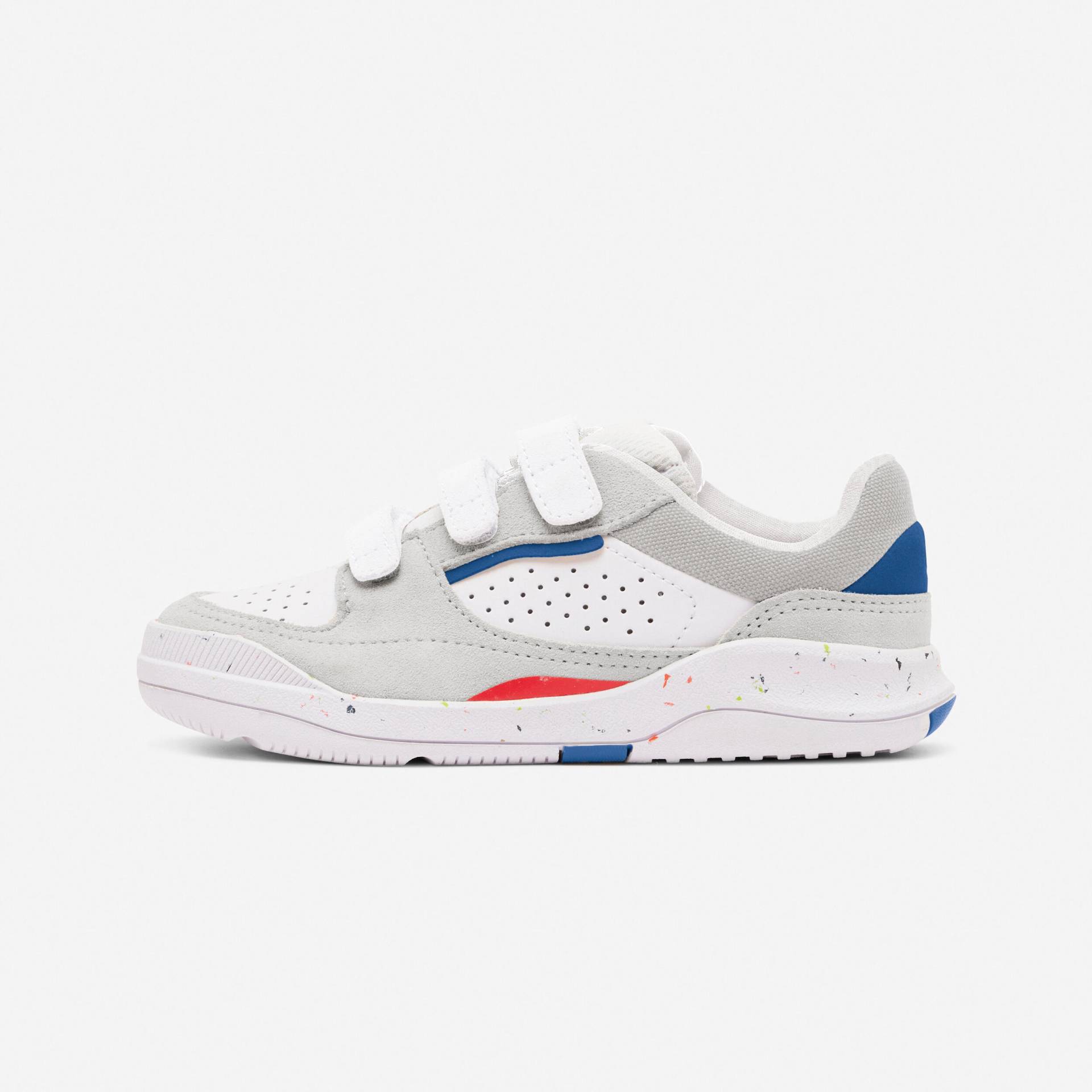 Sportschuhe Kinder Klettverschluss ‒ Playventure City weiss/blau Sportschuhe Kinder Klettverschluss ‒ Playventure City weiss/blau von Decathlon