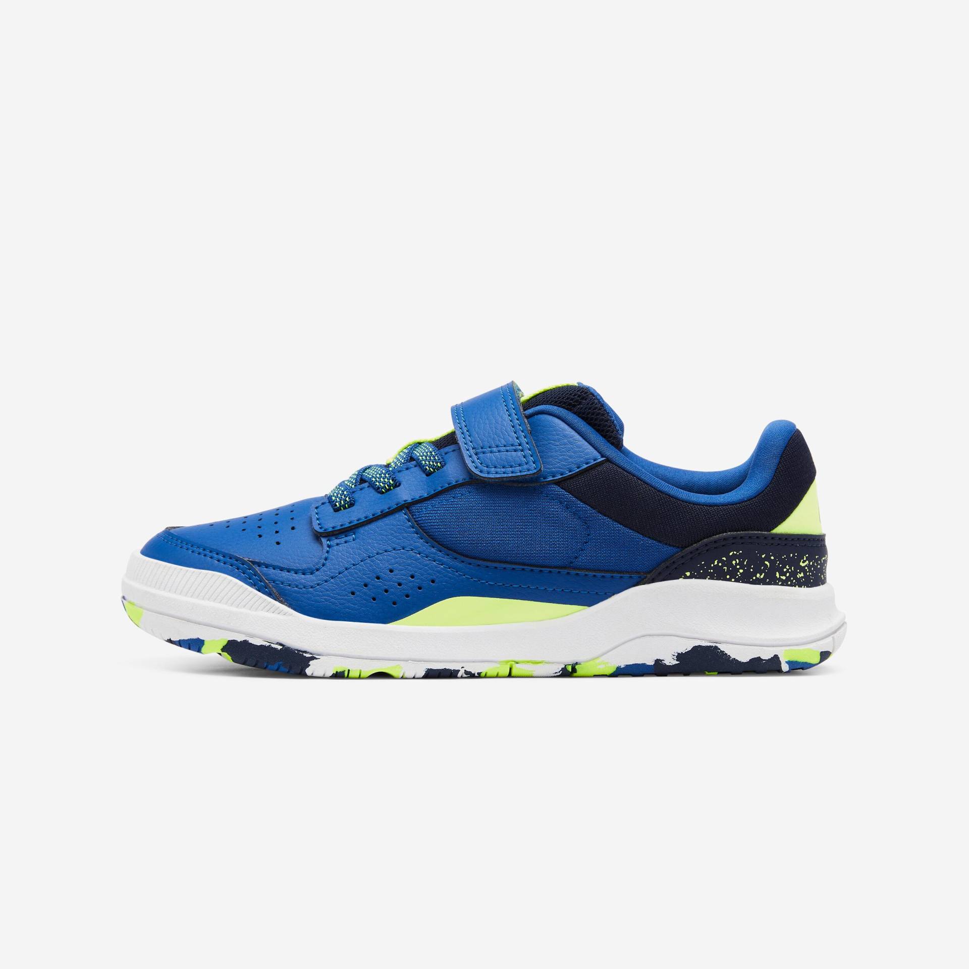 Sportschuhe Schnürsenkel/Klettverschluss - Playventure Yard neonblau von Decathlon