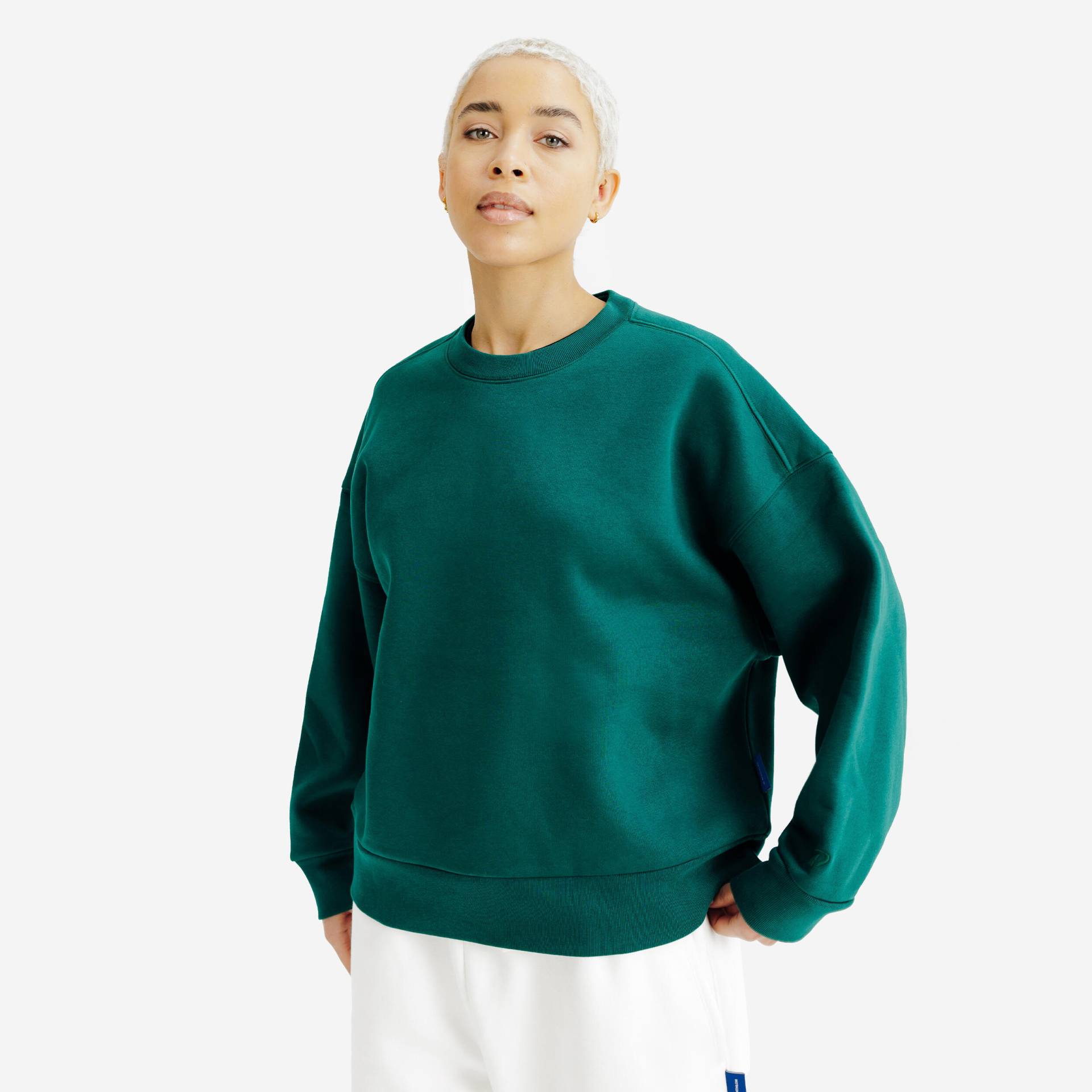 Sweatshirt Damen Rundhals - grün Sweatshirt Damen Rundhals - grün von Decathlon