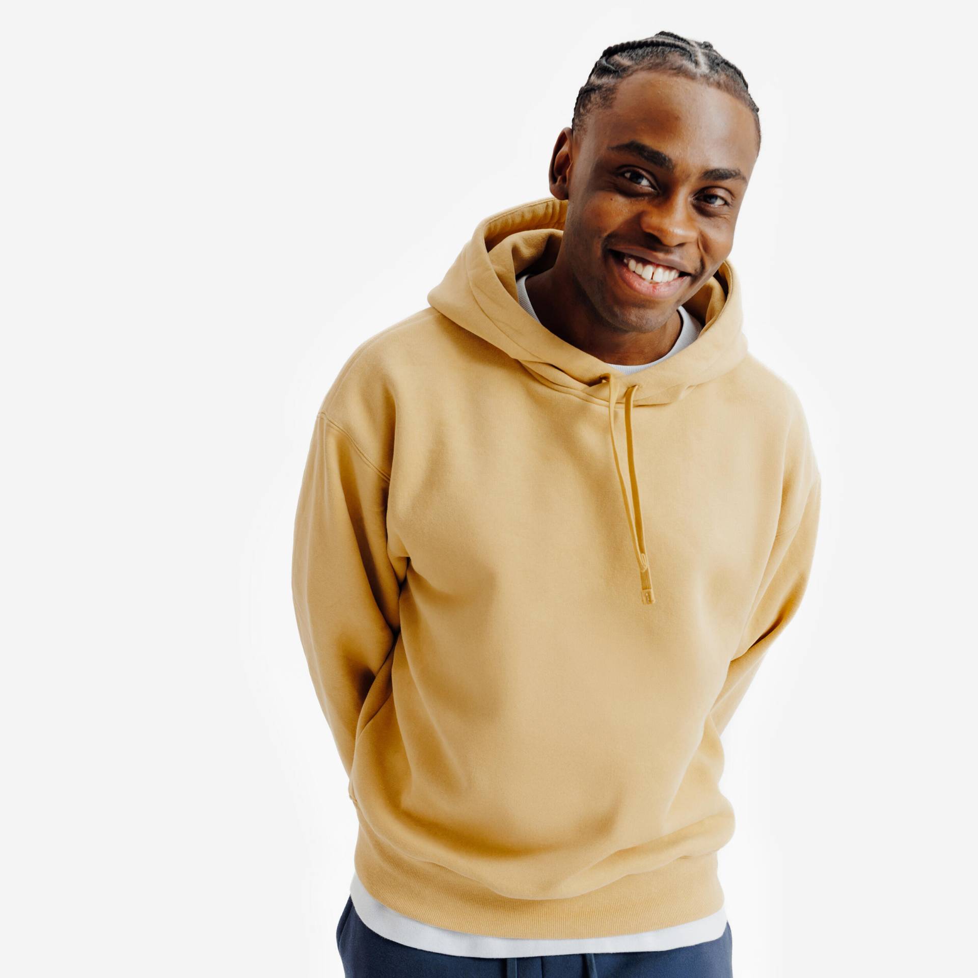 Sweatshirt Herren Oversized - beige Sweatshirt Herren Oversized - beige von Decathlon