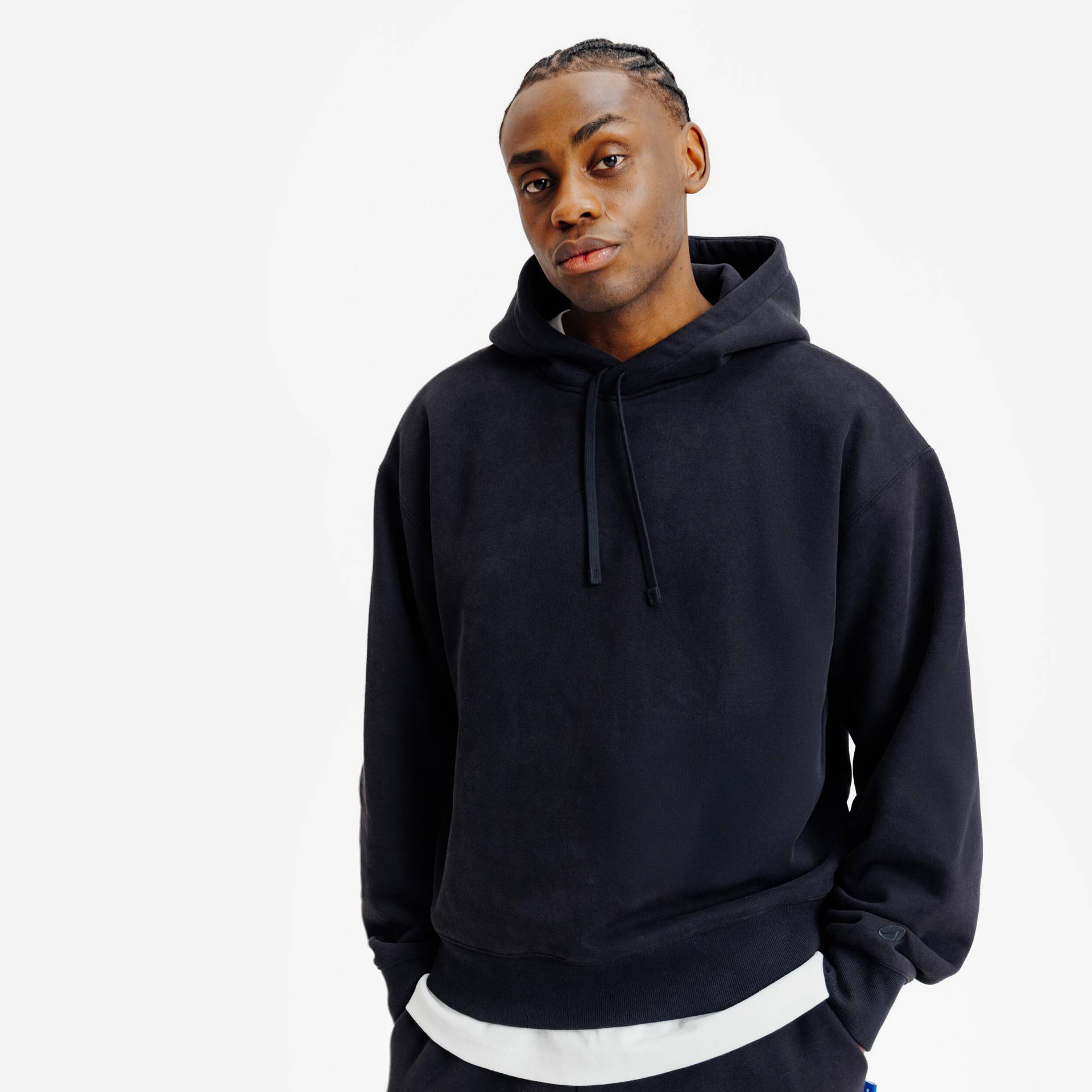 Sweatshirt Hoodie Herren Oversized - schwarz Sweatshirt Hoodie Herren Oversized - schwarz von Decathlon