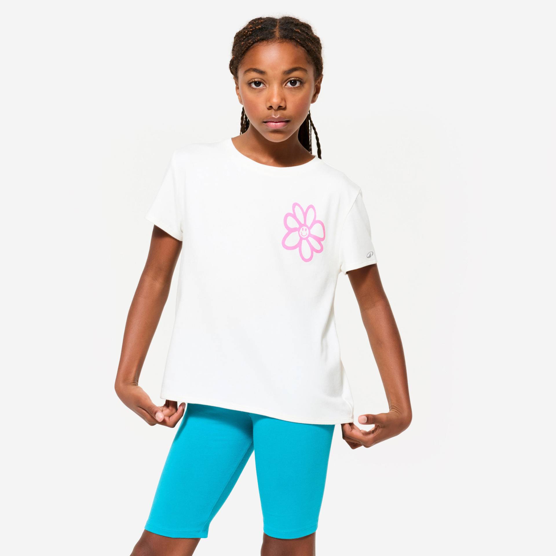 T-Shirt Kinder Baumwolle - Print weiß T-Shirt Kinder Baumwolle - Print weiß von Decathlon