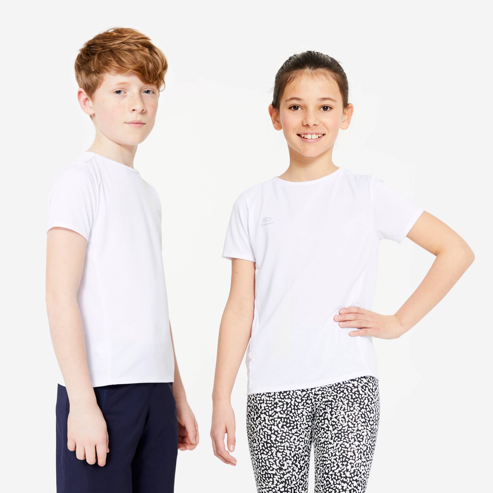 T-Shirt Kinder atmungsaktiv - weiss T-Shirt Kinder atmungsaktiv - weiss von Decathlon