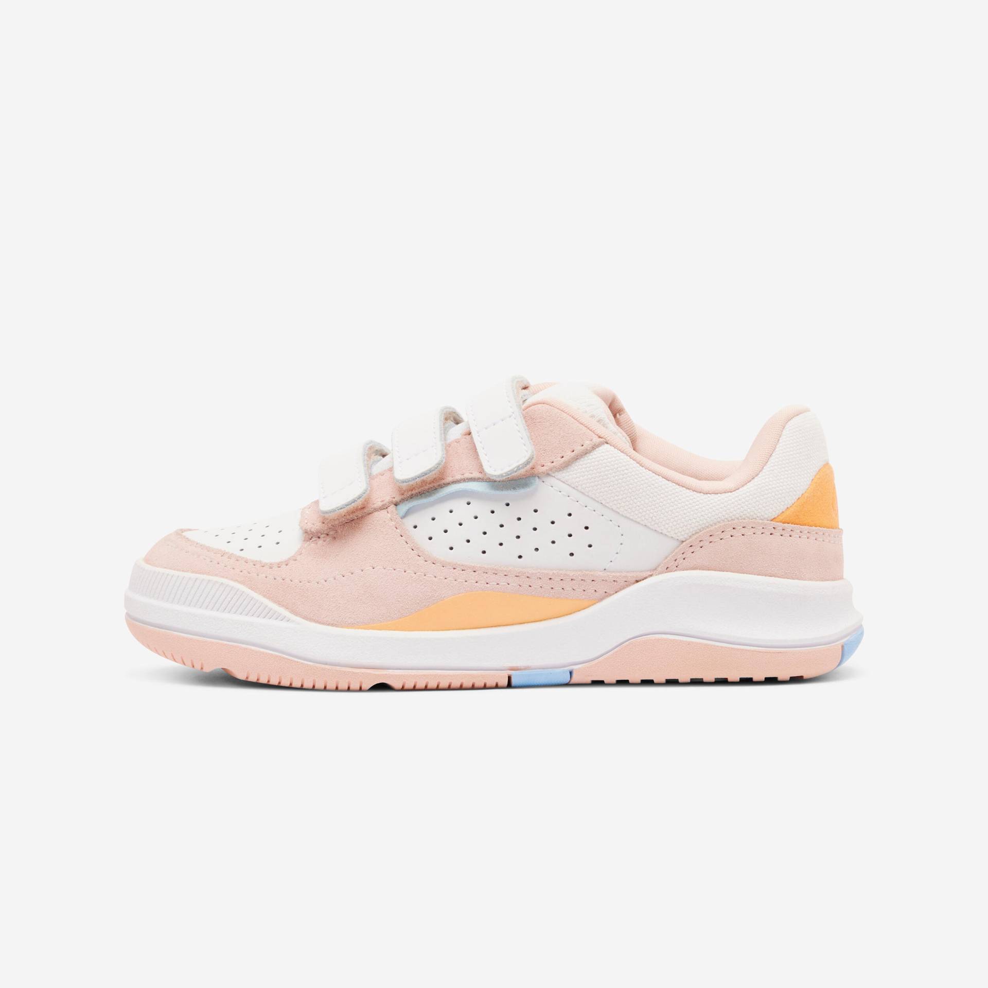 Turnschuhe Kinder Klettverschluss ‒ Playventure City weiss/rosa Turnschuhe Kinder Klettverschluss ‒ Playventure City weiss/rosa von Decathlon