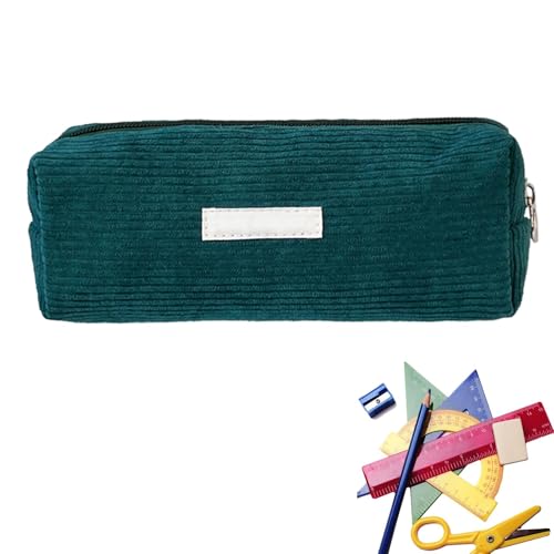 Decorhome Federmäppchen – Stilvolle Cord-Briefpapier-Organizer-Tasche Mit Reißverschluss | Großes Federmäppchen Für Bleistifte | Vielseitige Aufbewahrung Für Kosmetika | Tragbare High-End-Clutch Für S von Decorhome