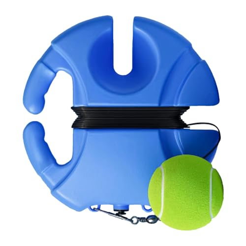 Decorhome Tennistrainer – Tragbare Tennisballmaschine | Tennis Trainer Rebound Ball Tennis Trainer Set mit 2 Bällen mit Se Trainer Baseboard | Tennis-Trainingsgerät für Erwachsene oder Kinder von Decorhome