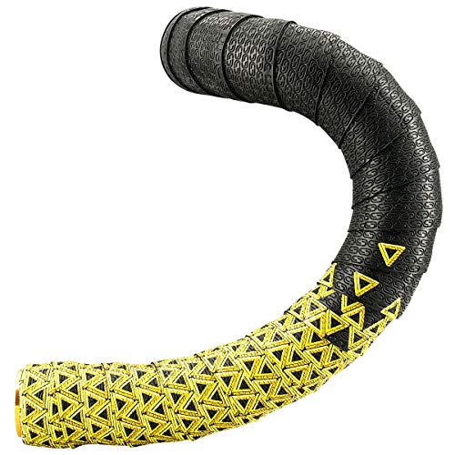 DEDA-ELEMENTI Unisex-Adult DEDATAPE603 DEDA NER Loop LENKERBAND, Schwarz Gelb, Kunststoff DEDA-ELEMENTI Unisex-Adult DEDATAPE603 DEDA NER Loop LENKERBAND, Schwarz Gelb, Kunststoff von Deda