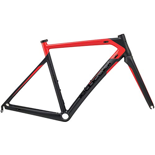 Dedacciai Strada Unisex Vertigine Rennrad-Rahmen, Schwarz/Rot, XL von Dedacciai Strada