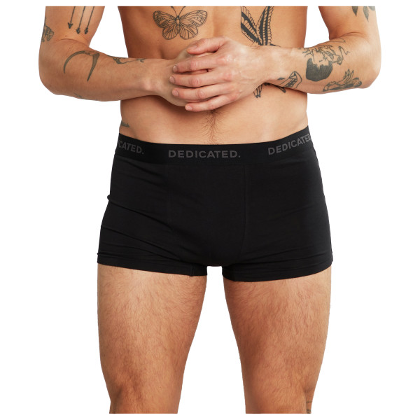 DEDICATED - Boxer Briefs Kalix Base 5-Pack - Alltagsunterwäsche Gr L schwarz von Dedicated