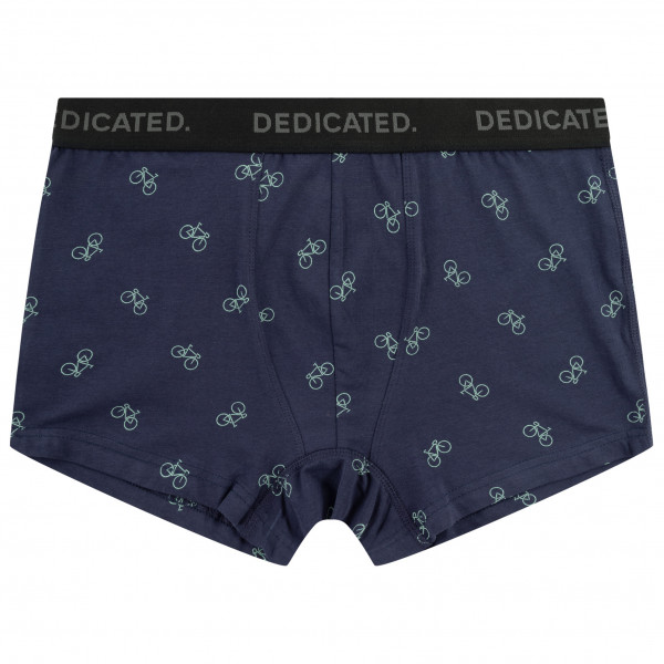 DEDICATED - Boxer Briefs Kalix Bike Pattern - Alltagsunterwäsche Gr XL blau von Dedicated