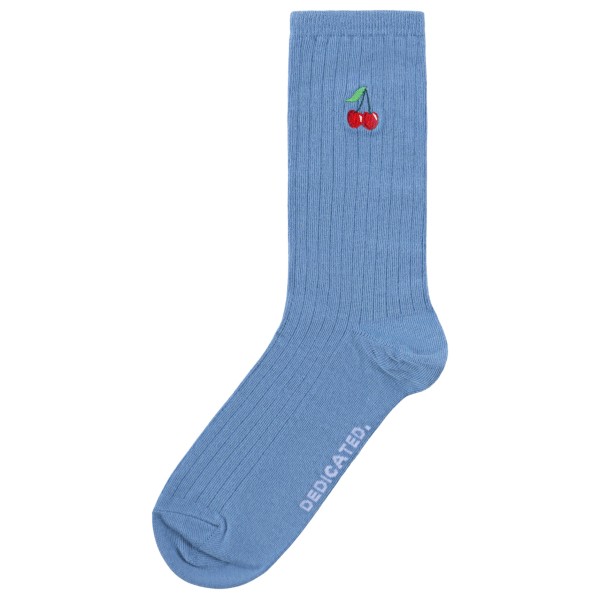 DEDICATED - Rib Socks Knivsta Cherries - Multifunktionssocken Gr 41-45 blau DEDICATED - Rib Socks Knivsta Cherries - Multifunktionssocken Gr 41-45 blau von Dedicated
