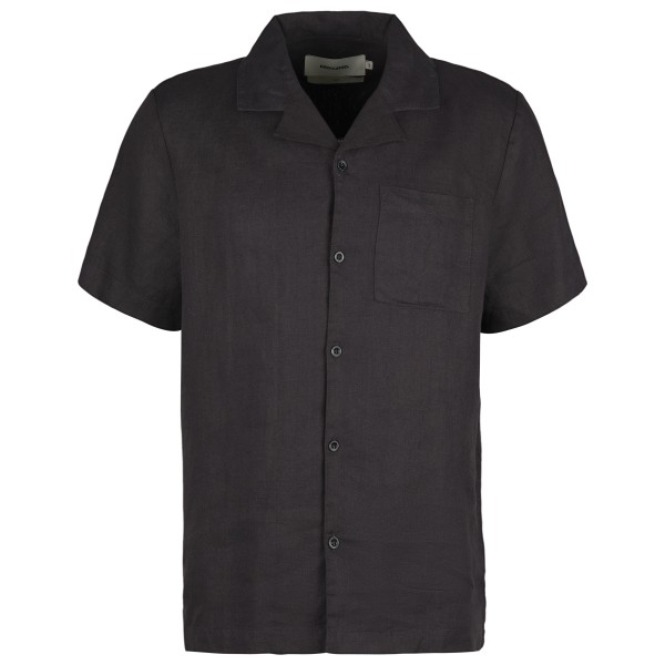 DEDICATED - Shirt Marstrand Linen - Hemd Gr L;M;S;XL;XXL grau von Dedicated