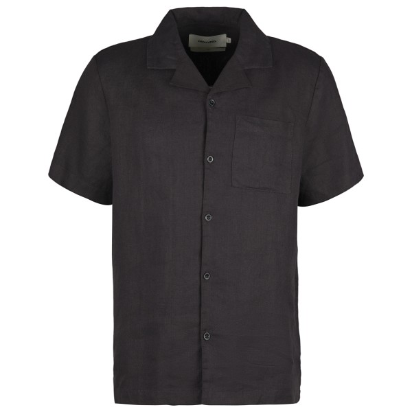 DEDICATED - Shirt Marstrand Linen - Hemd Gr S grau von Dedicated