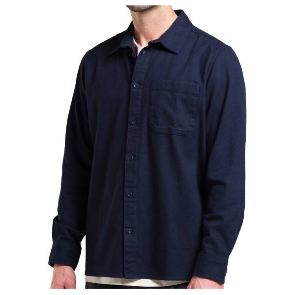 DEDICATED - Shirt Rute Flannel Base - Hemd Gr M blau von Dedicated